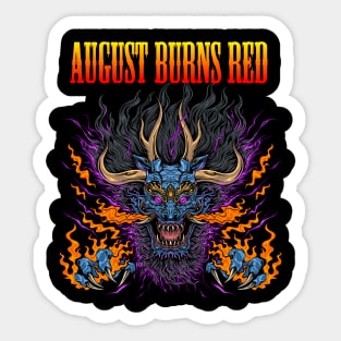 AUGUST BURNS RED MERCH VTG Sticker